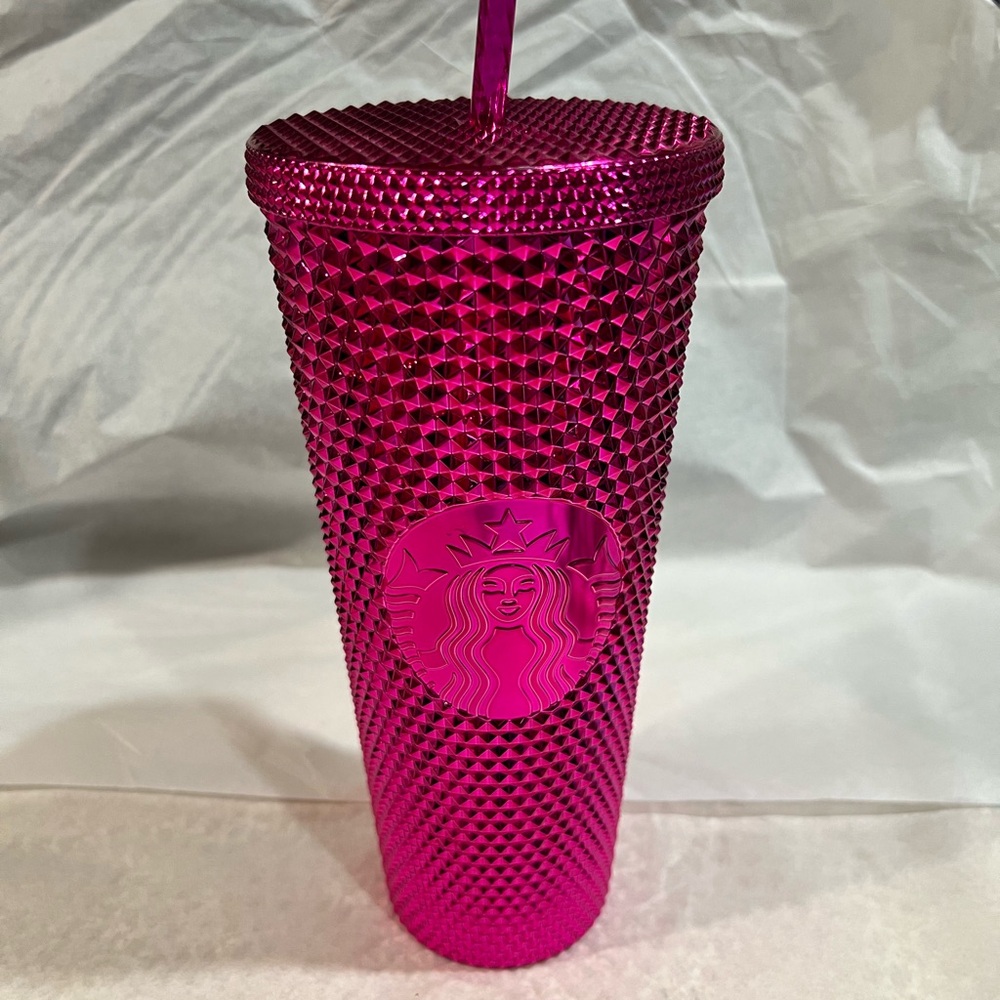 Starbucks Fuchsia Studded Tumbler